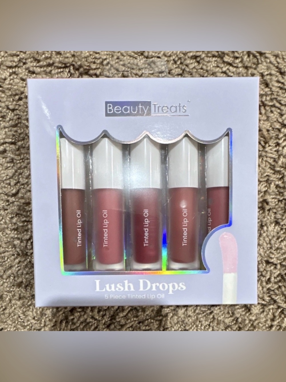 Lush Drops 5-Piece Tinted Lip Oil Set - Pink/Berry Shades